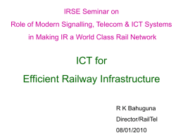 ICT in Railways
