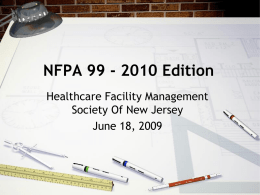 NFPA 99 - 2010 Edition - Welcome to the Healthcare