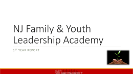 NJ Family & Youth Leadership Academy