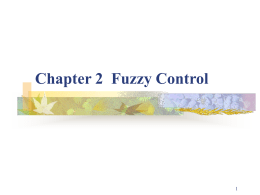 第三讲 Fuzzy Control