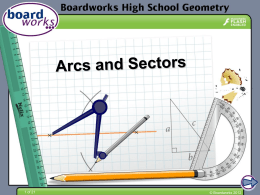 Arcs and Sectors