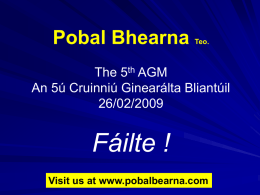 BEARNA VILLAGE - Welcome to IOL E-mail