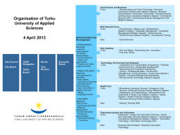 Organisaatiokaavio 2013