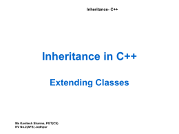 C++ Inheritance and Overloading
