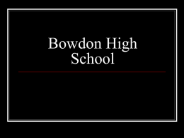 Bowdon High School - Capitol Impact > Online Tools and