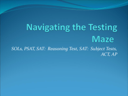 Navigating the Testing Maze