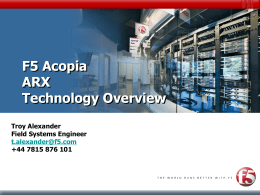 Introducing Acopia
