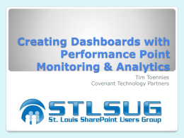 Performance Point MA and SharePoint