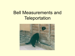 Bell Measurements and Teleportation