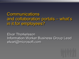 Unified Communication and Collaboration deck