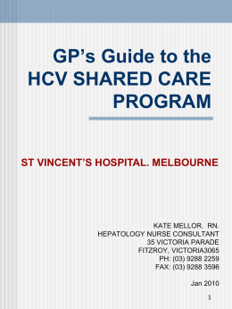 Powerpoint Template - St Vincent's Hospital, Melbourne