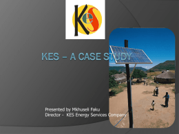 Kes energy services company