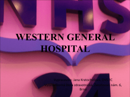 WESTERN GENERAL HOSPITAL