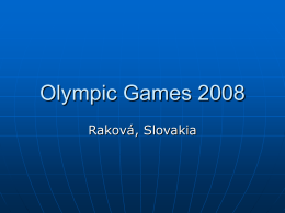 Olympic Games 2008 - zs