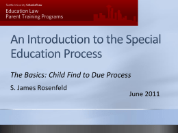 Title of Presentation - Seattle University School of Law