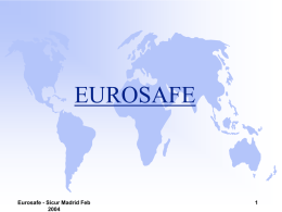 Eurosafe Presentation