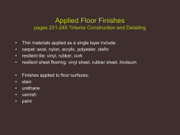 Applied Floor Finishes pages 231