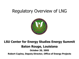 LNG Briefing