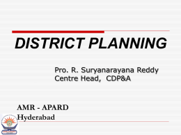 District Planning