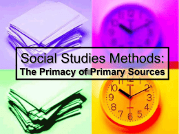 Social Studies in the Middle