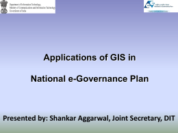 National e-Governance Plan Enabling Public Services