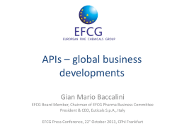 APIs – global business developments