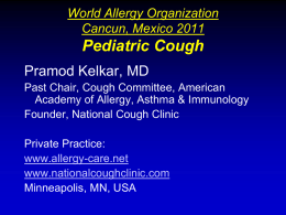 Cough Diagnosis & Treatment