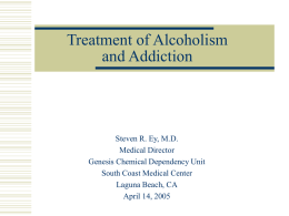 Treating Alcohol Dependence - Home | California Society of