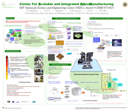 Center For Scalable and Integrated NAnoManufacturing