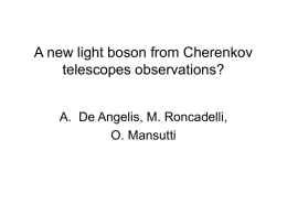 EVIDENCE FOR A NEW LIGHT BOSON FROM COSMOLOGICAL …