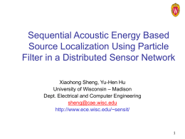 Maximum Likelihood Energy Based Acoustic Source Localization