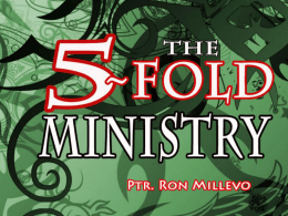 THE FIVE-FOLD MINISTRY