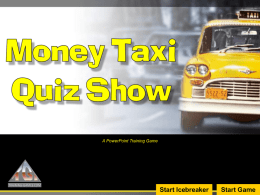 Money Taxi - Operation Lifesaver