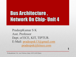 Bus Architecture , Network On Chip