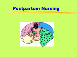 Postpartum Nursing - Villanova University