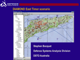 DIAMOND East Timor scenario