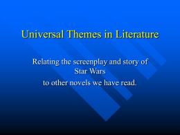 Themes in Literature - Welcome to Westford Academy