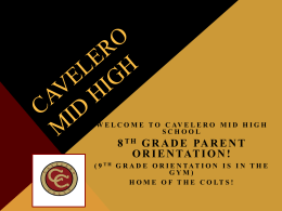 Cavelero Mid High - Lake Stevens School District