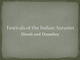 Diwali “The Festival of Lights”