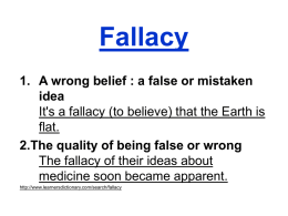 Fallacy - Sedro-Woolley School District / Overview