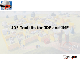 CIP4 Tools for JDF and JMF
