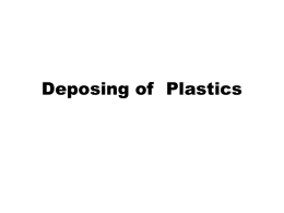 Recycling Plastics - Mr Corfe's School of Science