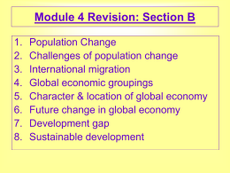 Module 4 Revision: Section B