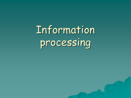 Information processing