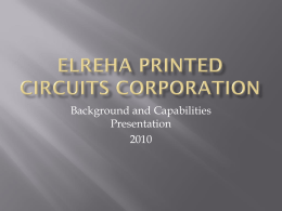 ELREHA Printed Circuits Corp