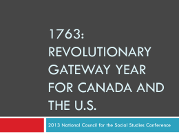1763: Gateway
