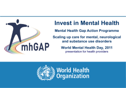 Guidelines - Mental Health and Psychosocial Support Network