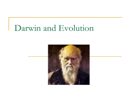 Darwin and Evolution - Woodstown