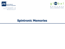 Spintronic Memories -- GRC