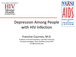 Depression Among People with HIV Infection Francine